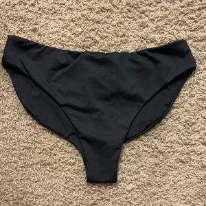 Londre High-Leg Scrunch Bottom Black Bathing Suit Bottom